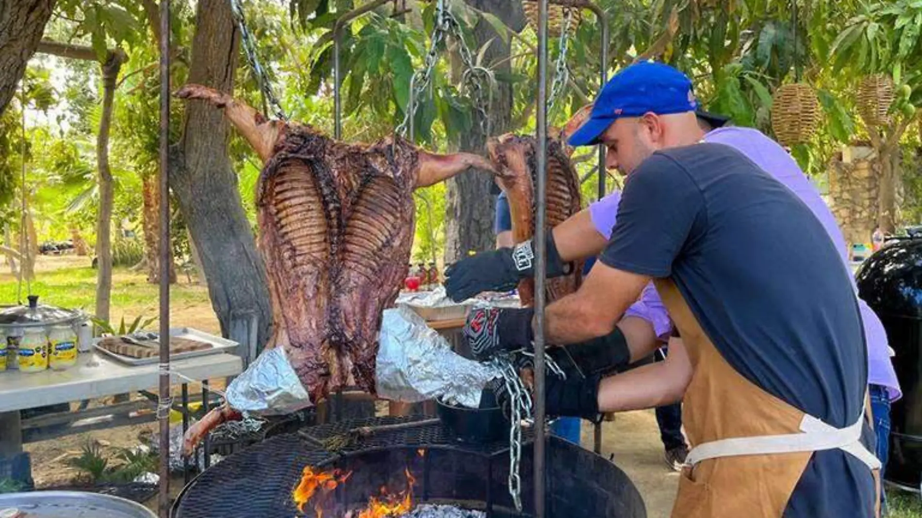 Parrillada a favor de los bomberos de Los Cabos